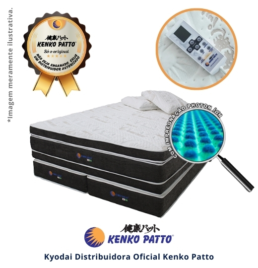 Colchão Magnético Kenko Patto Wave Ptop